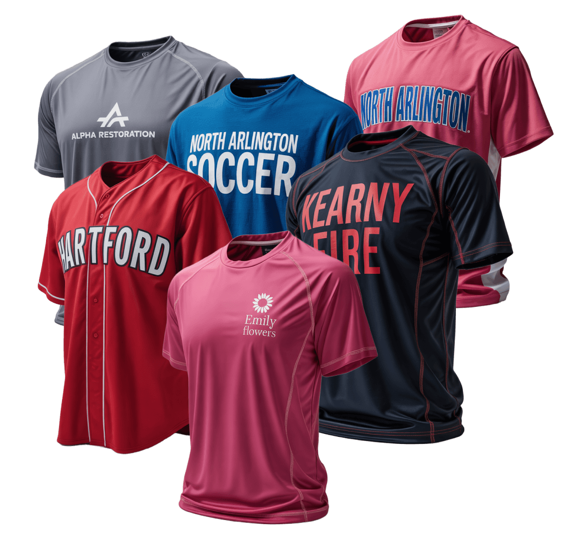 Custom T-Shirts By NorthArlingtonPrinting.com